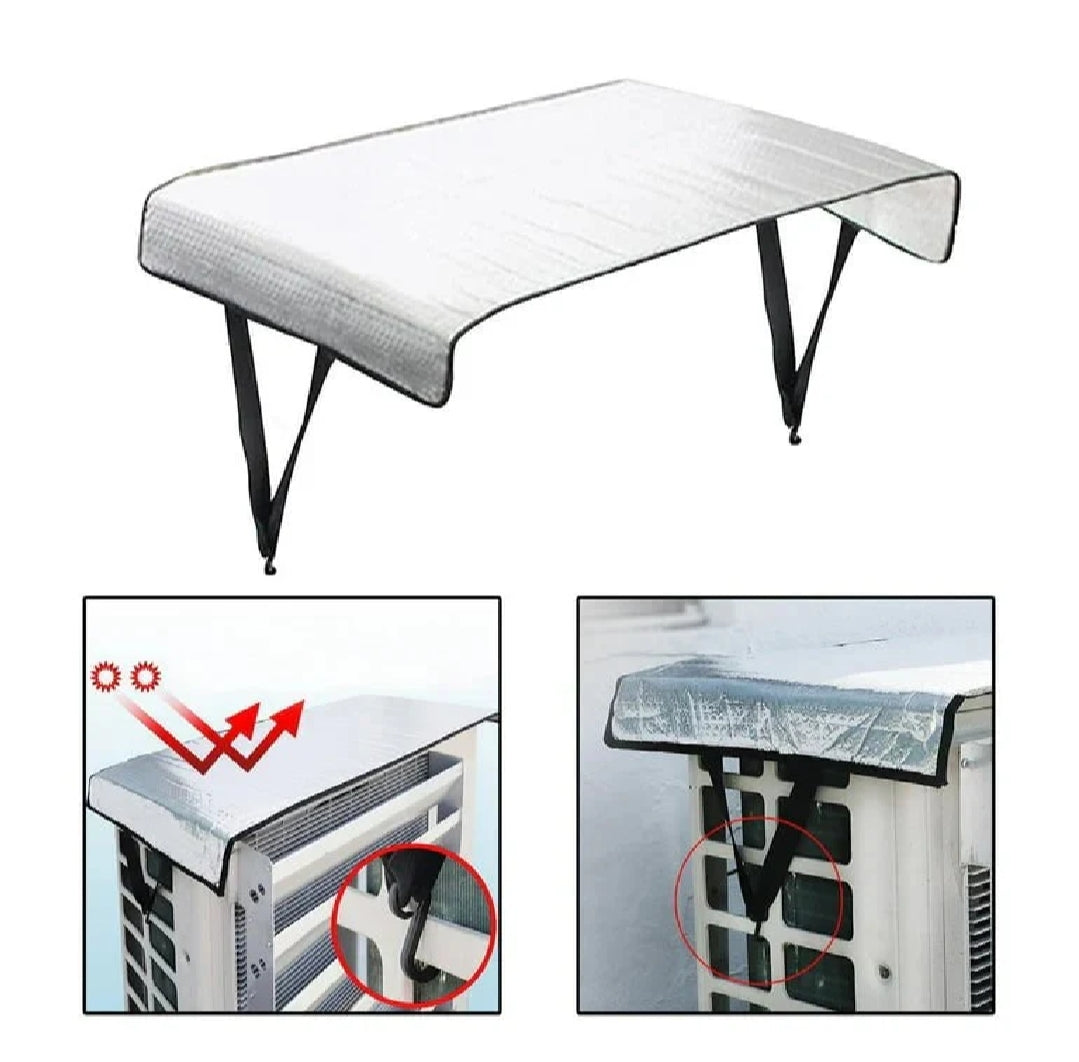 Outdoor AC Cover for All Seasons Waterproof, UV Resistant, Windproof, Dustproof, Heat Insulation, Flame Retardant