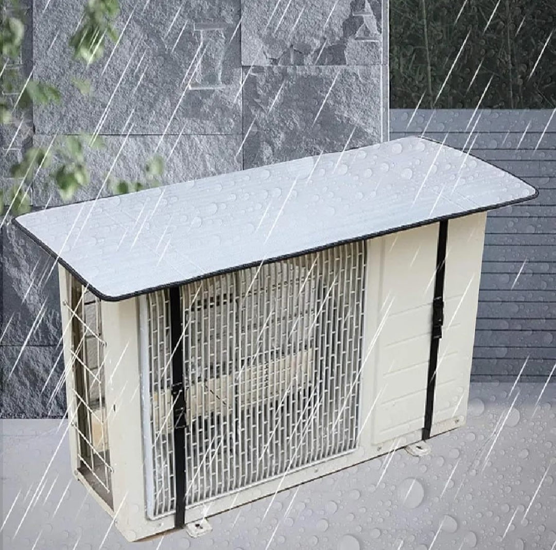 Outdoor AC Cover for All Seasons Waterproof, UV Resistant, Windproof, Dustproof, Heat Insulation, Flame Retardant