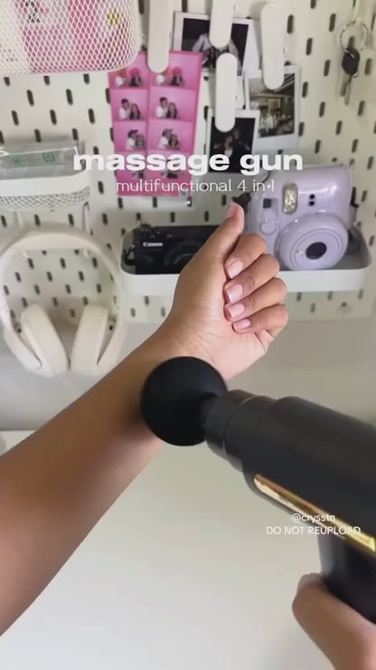 4 in 1 premium quality Muscle Massage Gun, Handheld Deep Tissue Massager
