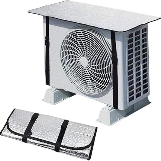 Outdoor AC Cover for All Seasons Waterproof, UV Resistant, Windproof, Dustproof, Heat Insulation, Flame Retardant